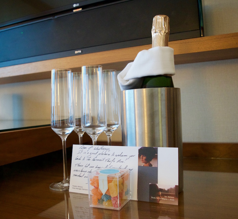 Welcome Amenity - Champagne And Gummy Bears!