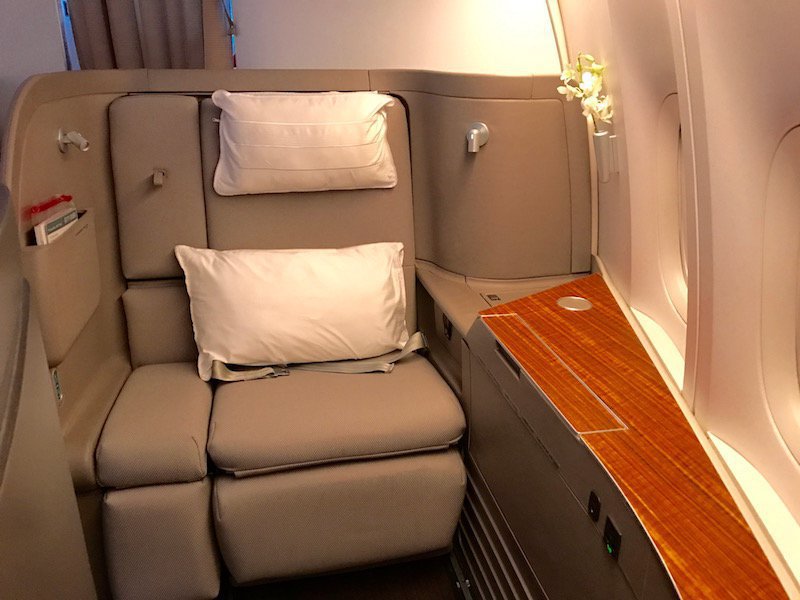 Cathay Pacific First Class - Great Use Of Alaska Airline Miles!