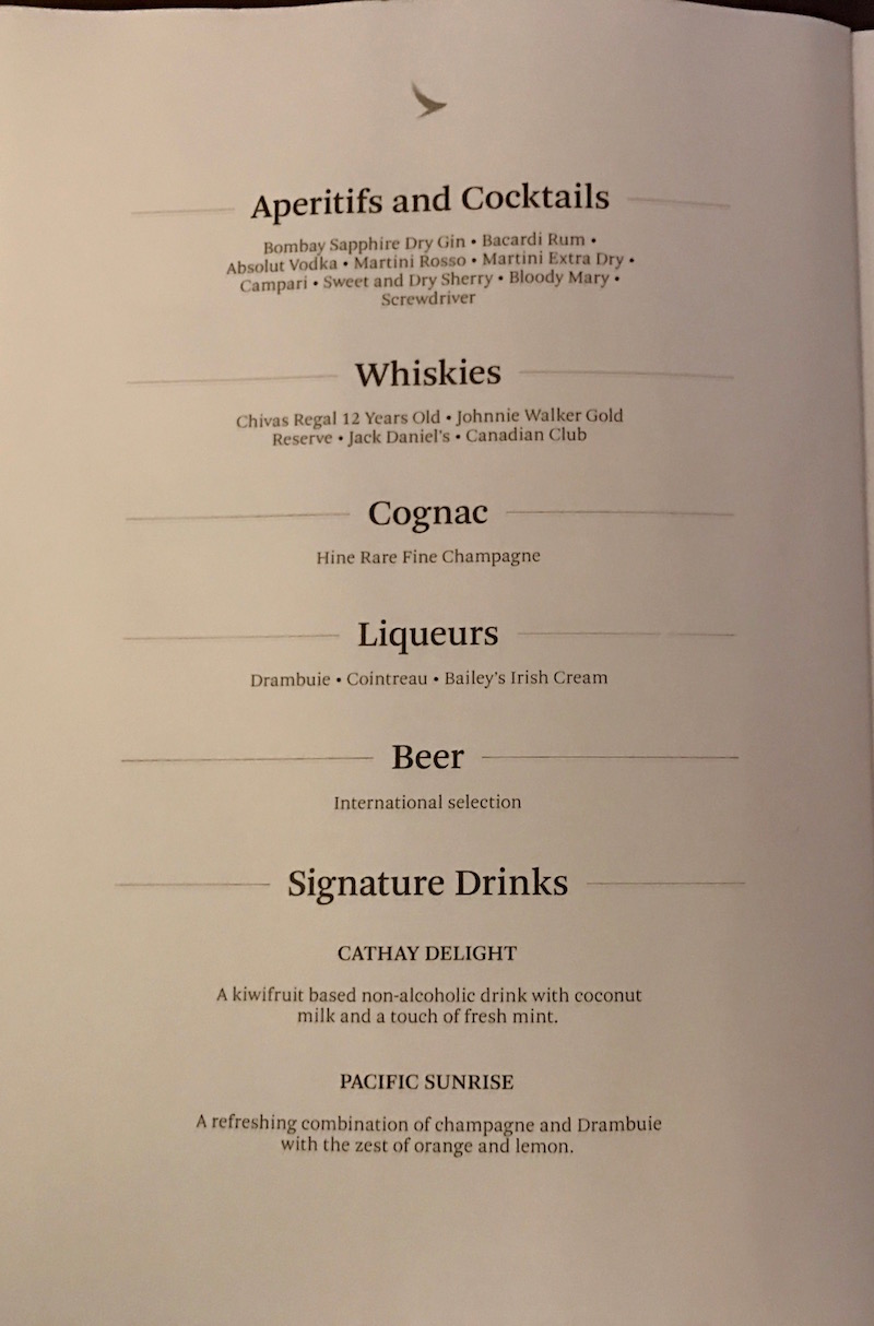 Alcohol List 