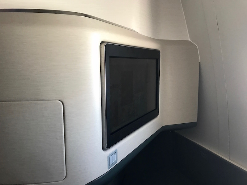 Stowed In-Flight Entertainment Screen