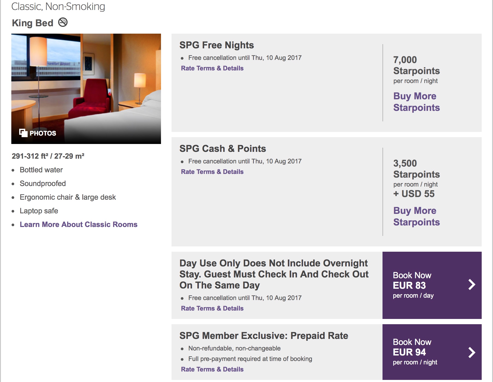 Affordable Paid Rates - Not A Good Use Of Starwood Points 