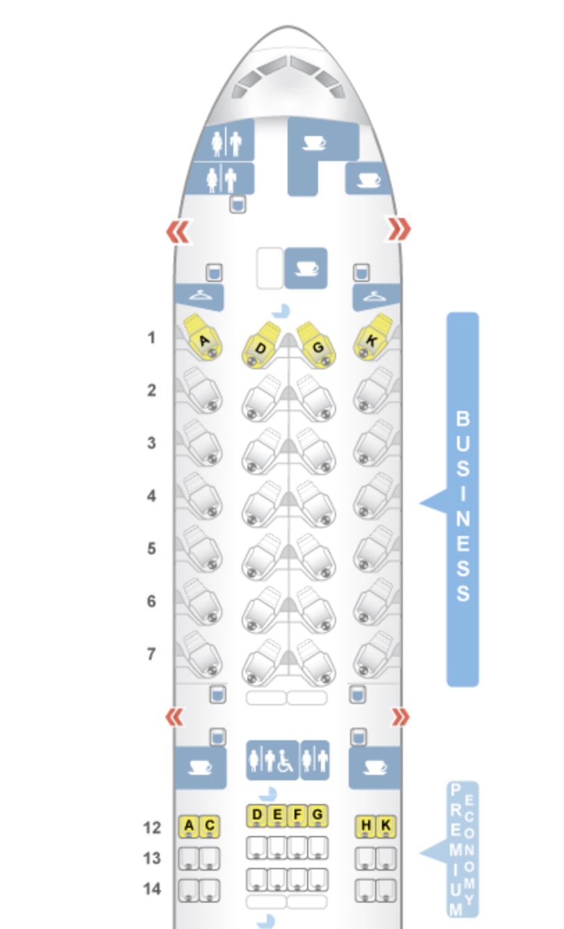 Boeing 777 Seating Chart Air Canada
