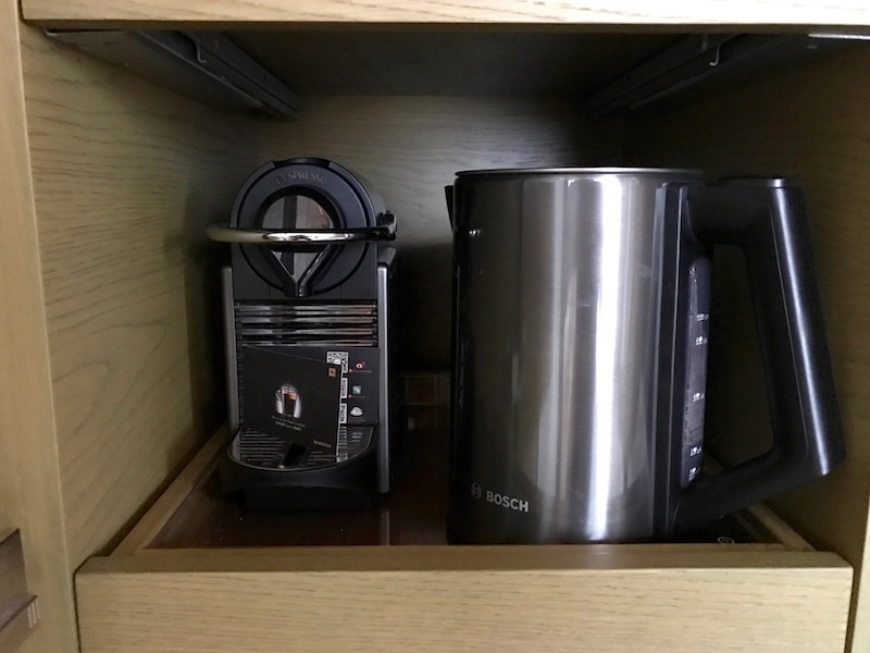 In-Room Nespresso And Kettle