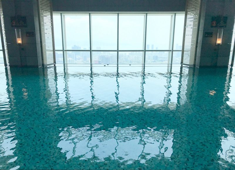 Large Top Floor Indoor Infinity Pool