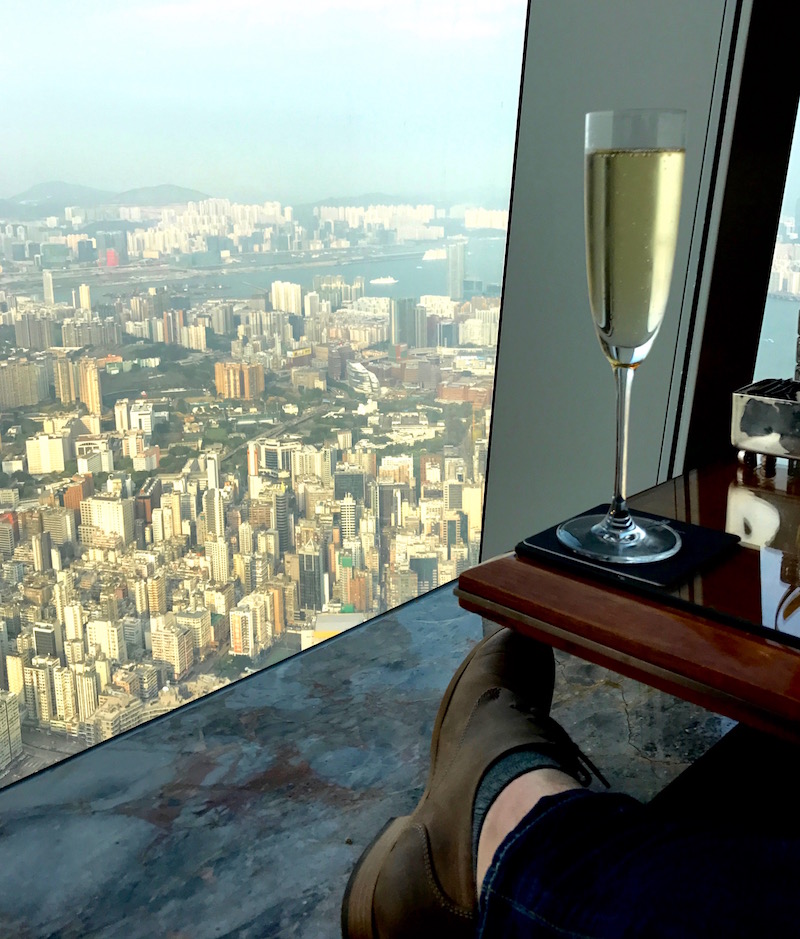 Champagne On Arrival With A View 