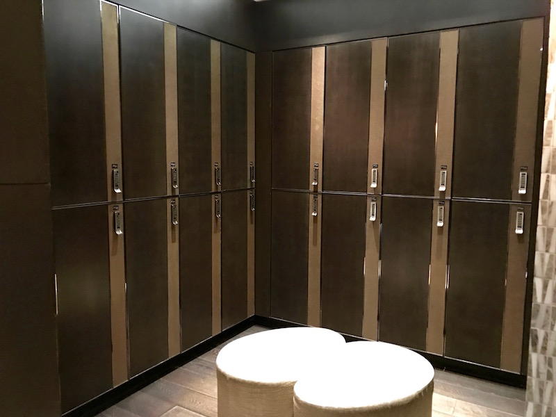 Large Full-Size Lockers In Change Room 