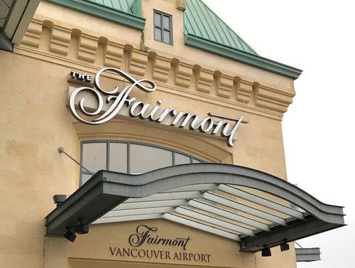 Fairmont Airport Hotel, YVR, Vancouver, BC