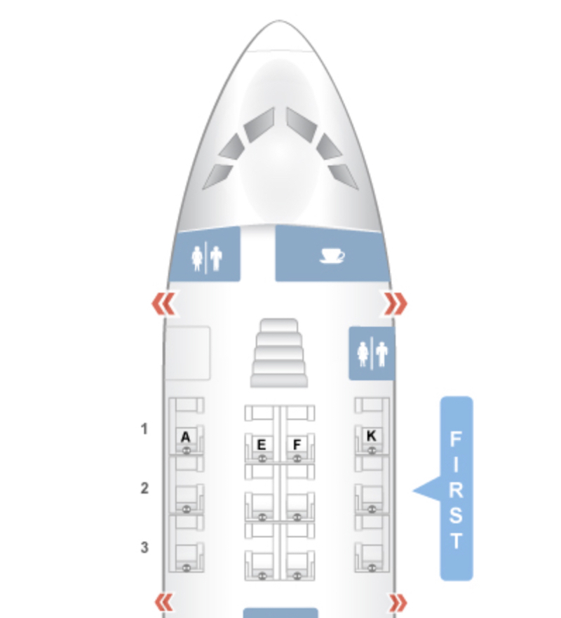 Asiana Airbus A380 First Class Seating