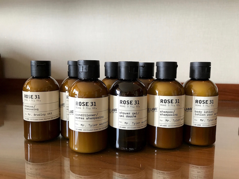 Personalized Le Labo Amenities From Management 