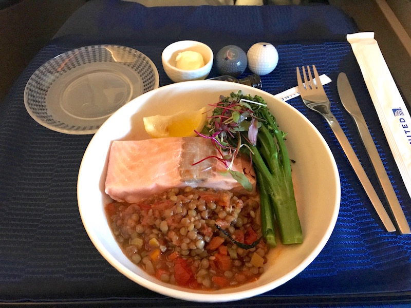 Main - Poached Salmon And Lentil Chili