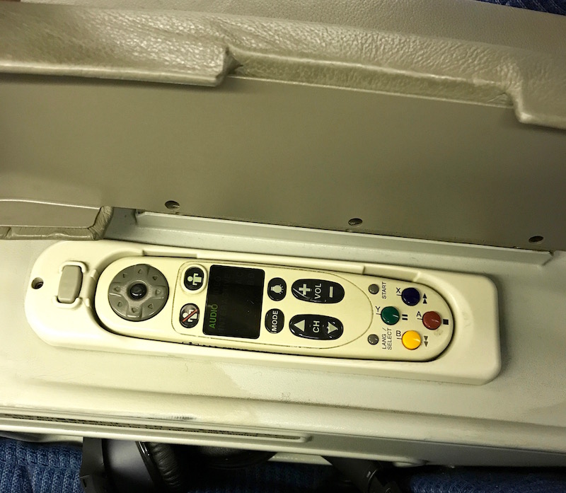 Old In-Flight Entertainment Remote