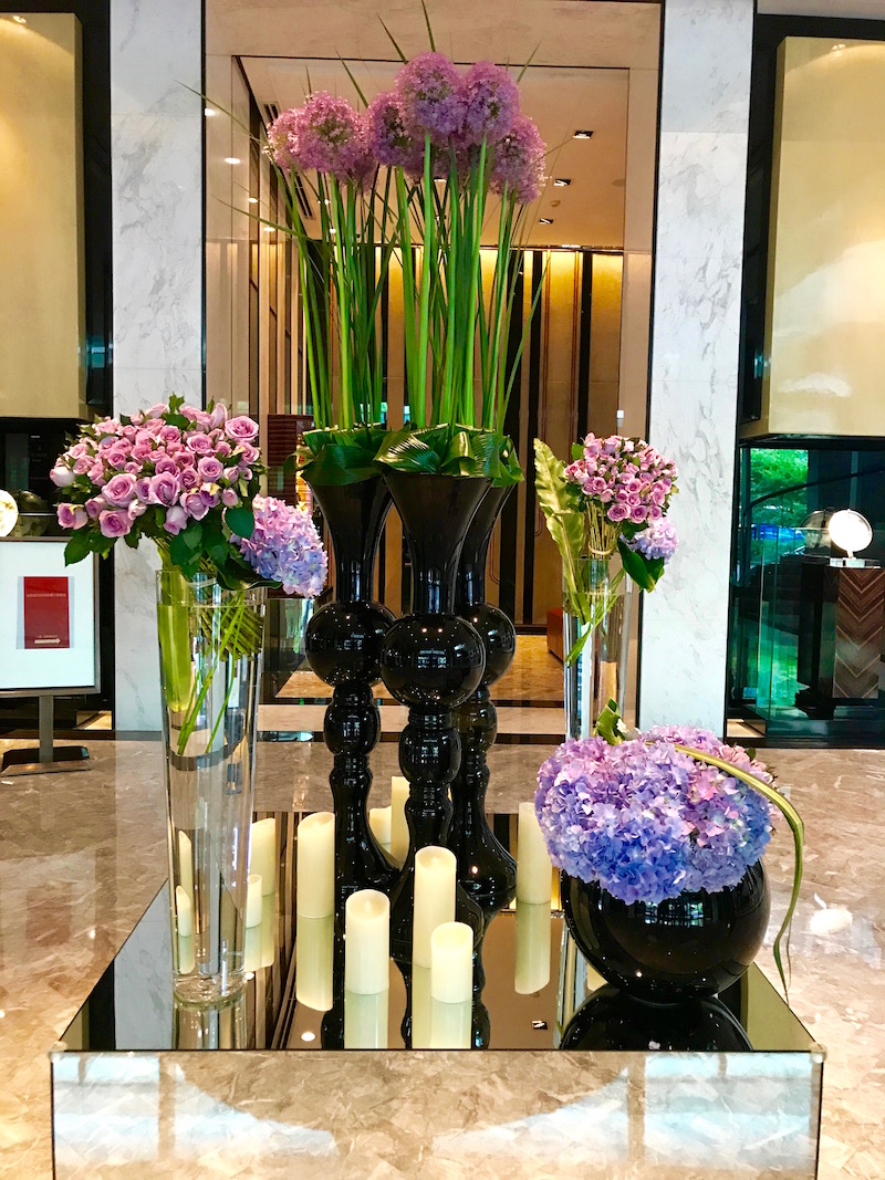 Four Seasons Hotel Pudong Lobby Flowers