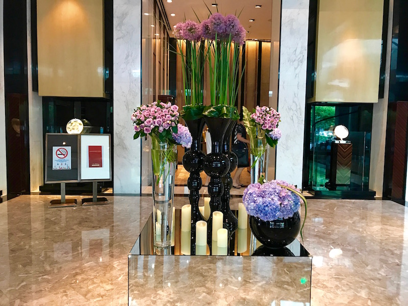 Four Seasons Hotel Pudong Lobby Flowers