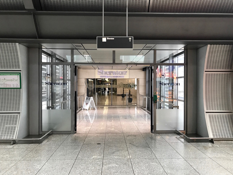 Sheraton Frankfurt Airport Hotel Terminal Entrance 
