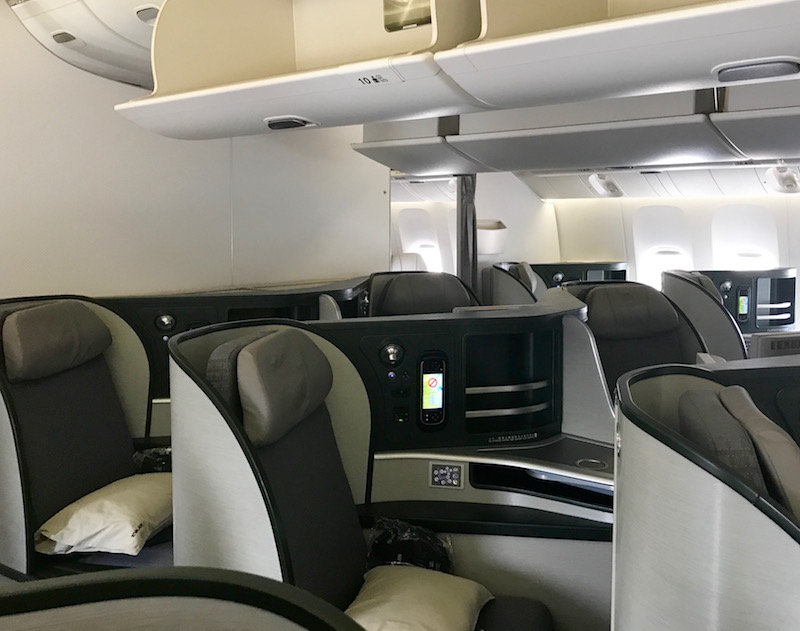 EVA Business Class - Boeing 777 Rear Cabin