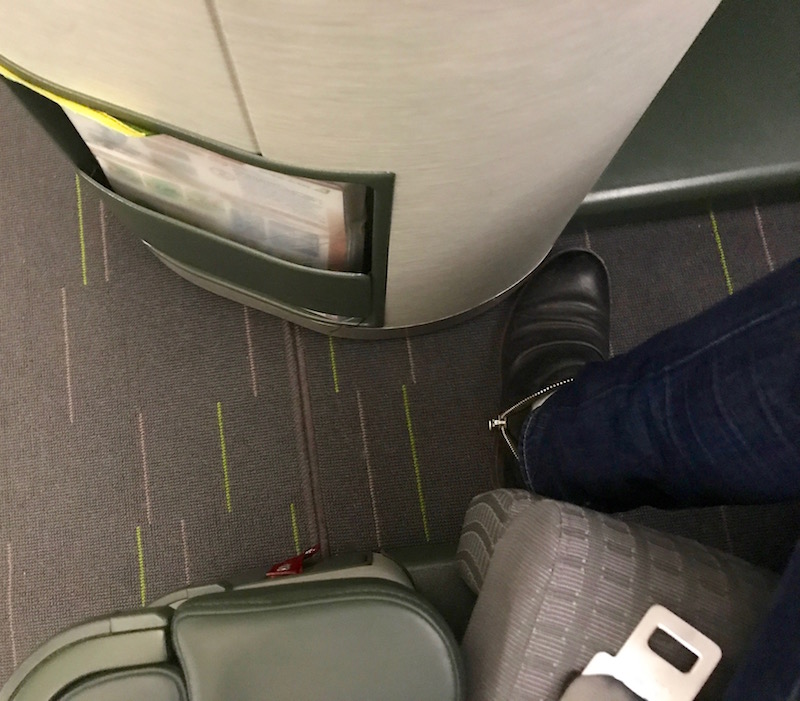 Narrow Space Between Aisle And Seat 