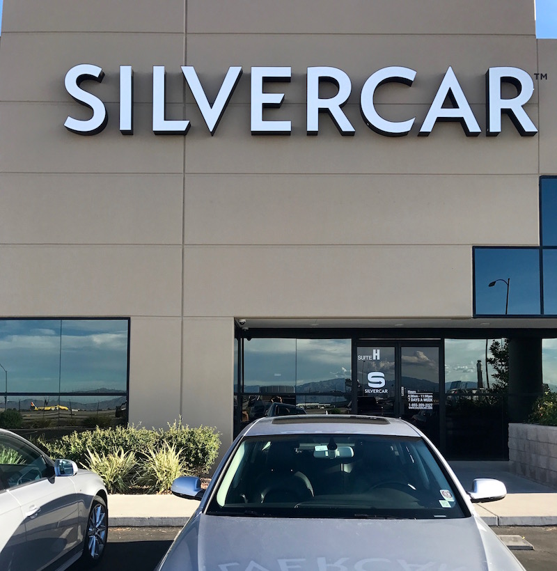 Returning The Silvercar Rental In Las Vegas 