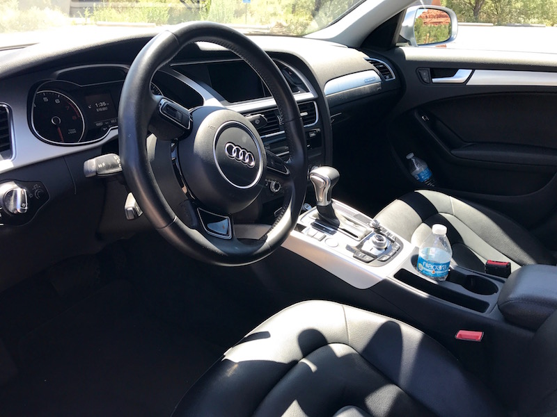 Silvercar Rental Audi A4 Interior