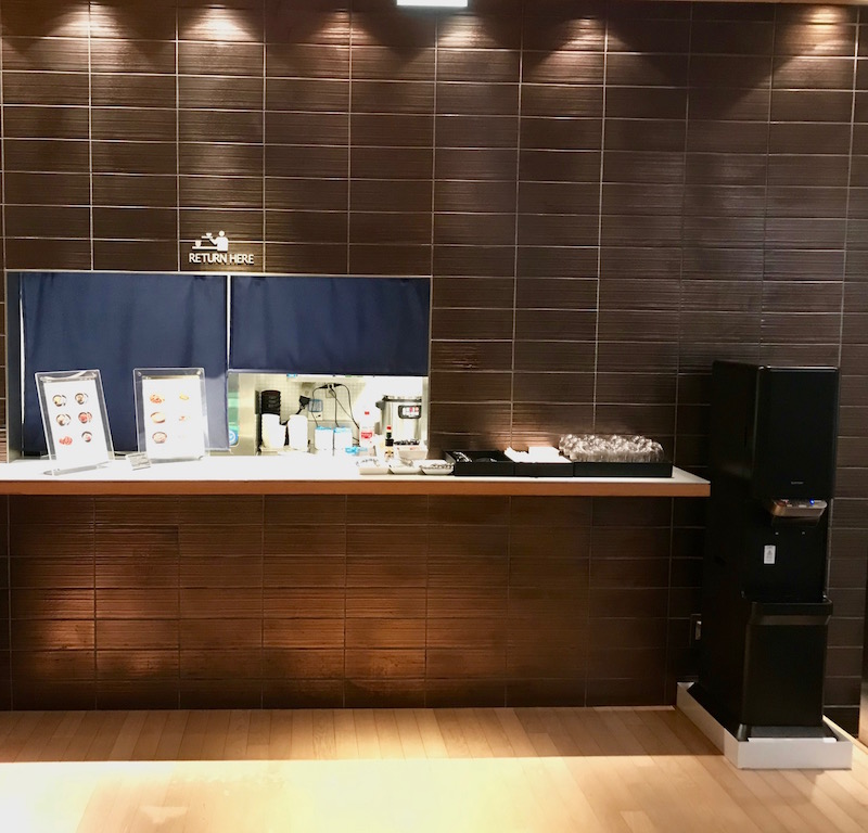 ANA First Class Lounge Tokyo Narita Noodle Bar