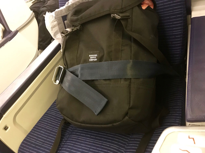 My Bag Got It's Own Seat
