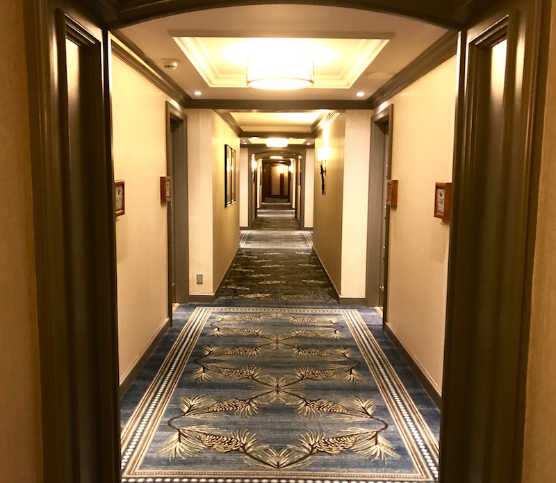 Fairmont Chateau Whistler Hallway 
