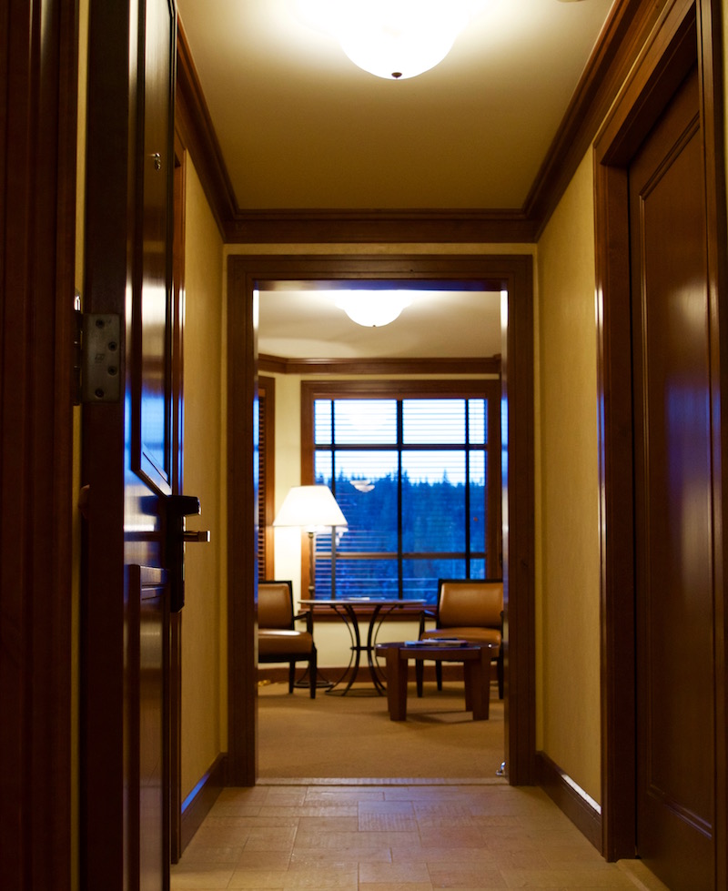 Four Seasons Resort Whistler Premier Room Entrance 