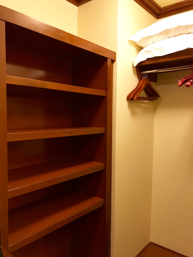 Lots Of Shelving In The Closet 