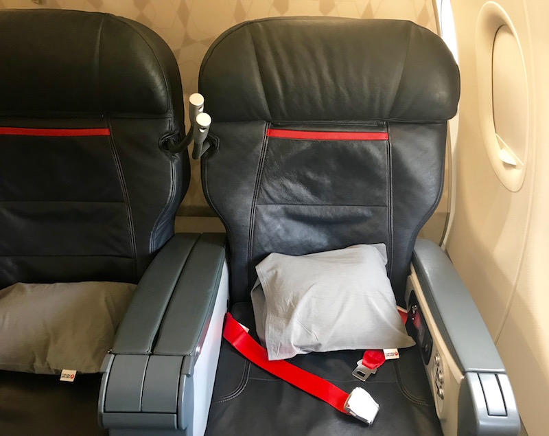 Turkish Airlines Airbus A321 Business Class Seat 