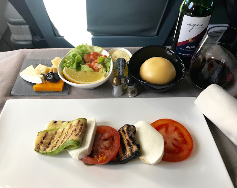 Turkish Airlines Business Class Appetizer 