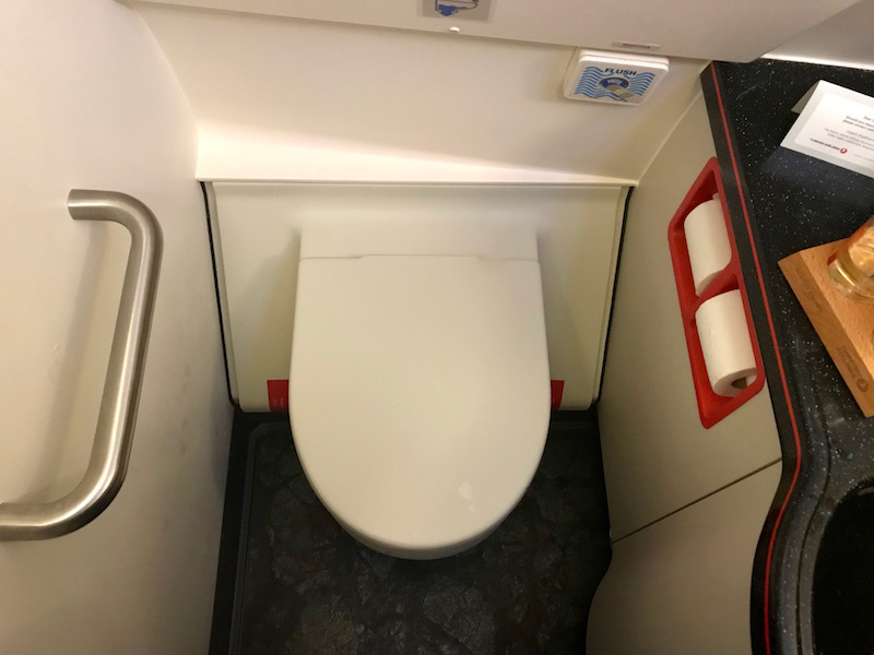 Turkish Airlines Airbus A321 Business Class Lavatory 