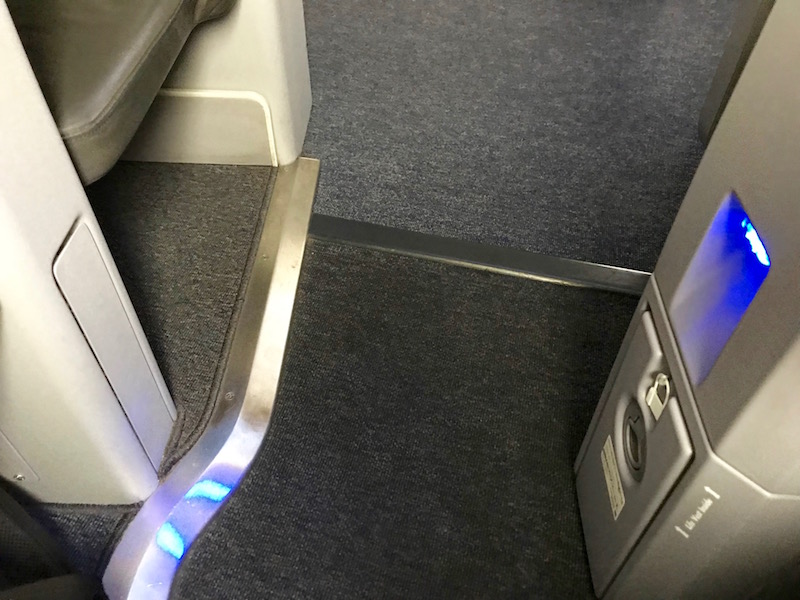 Space Between Seats For Aisle Access