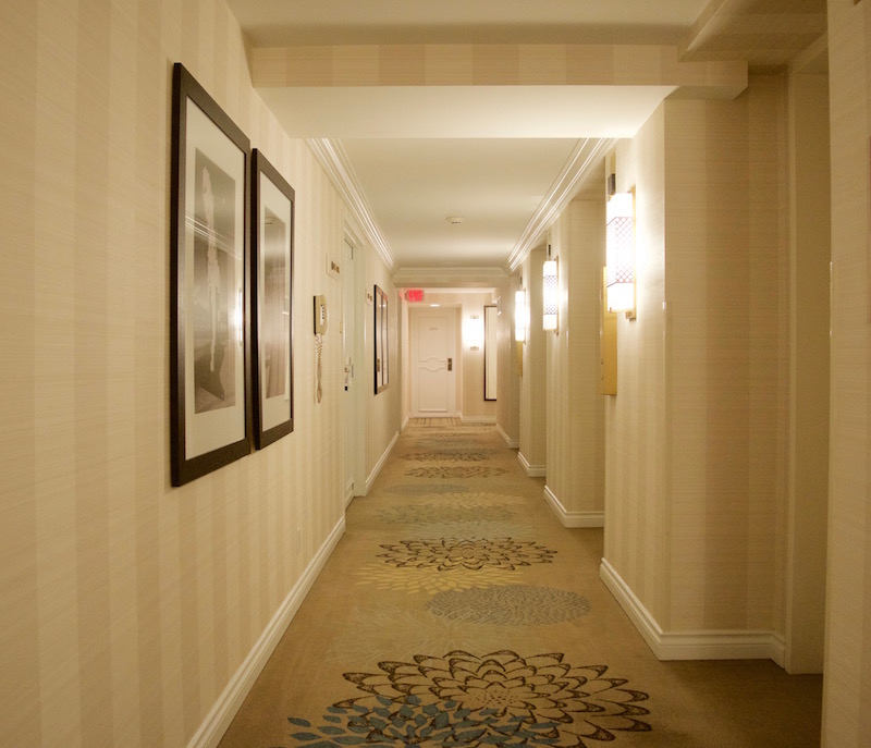 Four Seasons Hotel Vancouver Guest Room Hallway