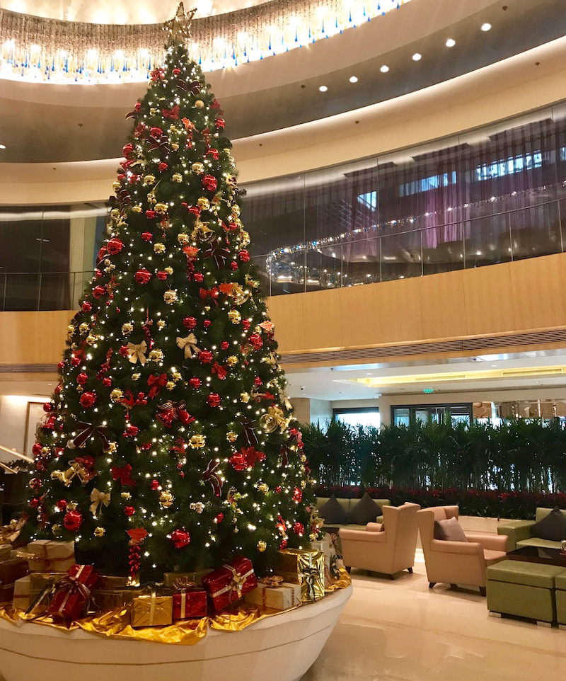 JW Marriott Beijing Lobby Christmas Tree