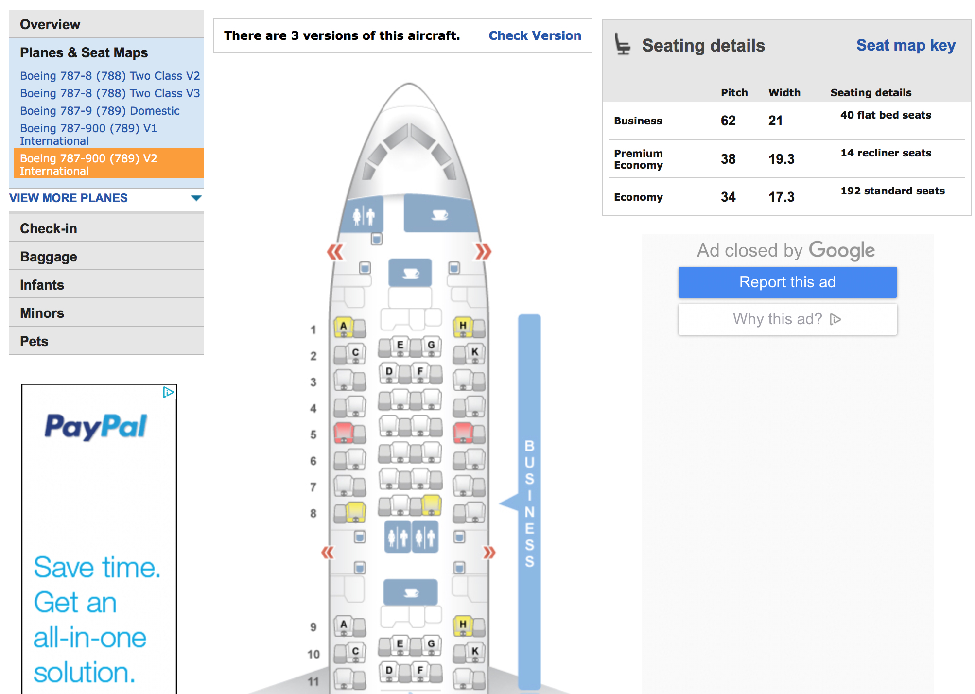 How To Pick The Best Airplane Seat - SeatGuru