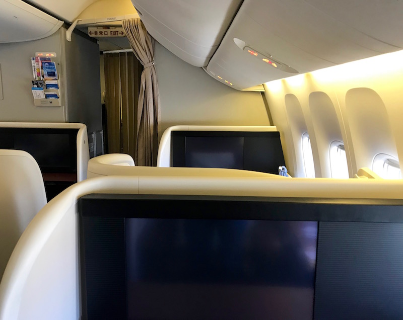 Japan Airlines Boeing 777 First Class Cabin