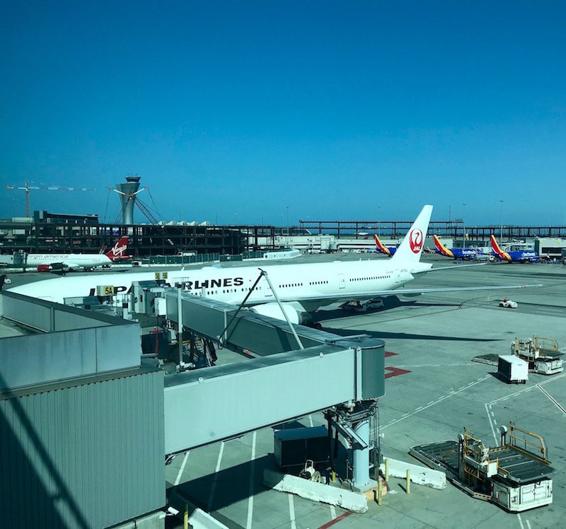 Japan Airlines Boeing 777 At SFO
