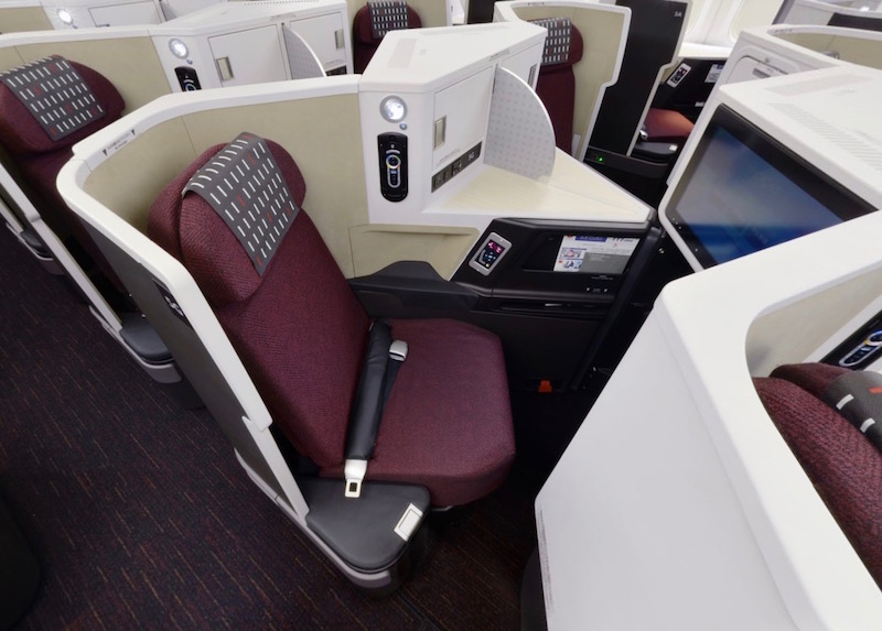Japan Airlines Boeing 777 Business Class - Image Courtesy Of Japan Airlines