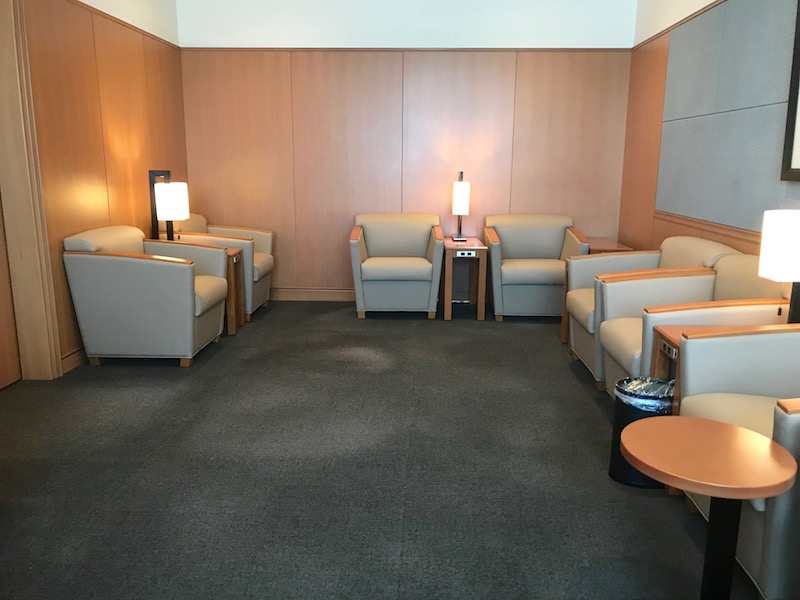 Japan Airlines Sakura Lounge San Francisco First Class Section