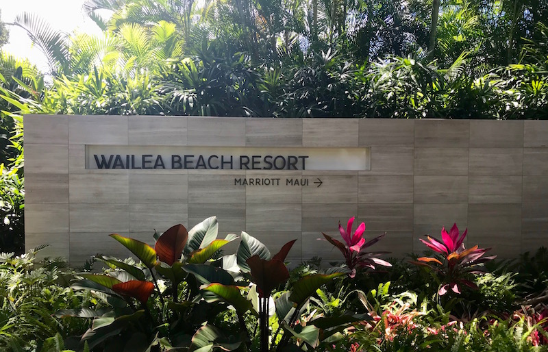 Marriott Wailea Beach Resort Maui Driveway
