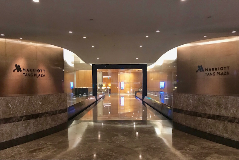 Singapore Marriott Tang Plaza Hotel Entrance