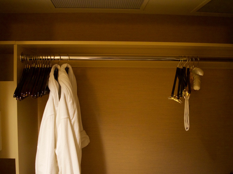 Luxurious Fairmont Robes And Hanging Space