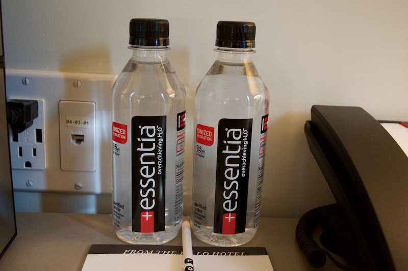 Complimentary Bottled Water