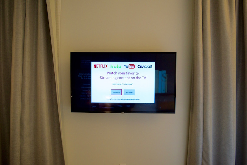 Wall-Mounted Smart Television