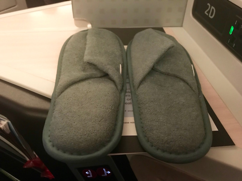 Japan Airlines Business Class Slippers