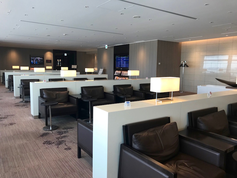 Japan Airlines First Class Lounge Tokyo Haneda Seating Area