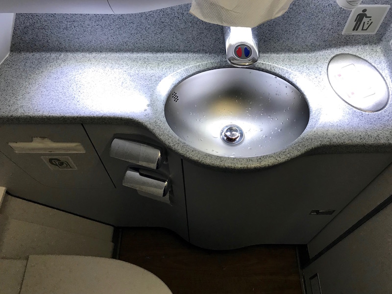 EVA Air A330 Business Class Lavatory