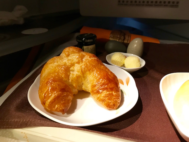 EVA Air Business Class Croissant