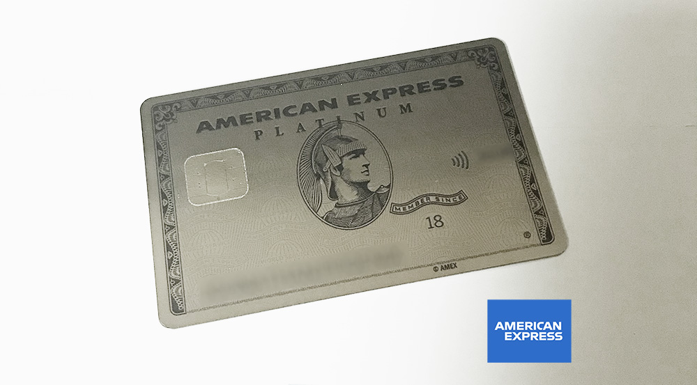 The American Express Metal Platinum Card front.