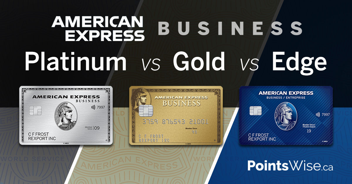 Amex Business Platinum vs Gold vs Edge