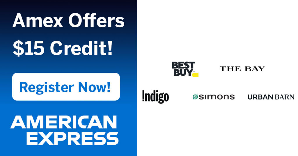 Amex Offers - $15 Statement Credit from The Bay, Best Buy and More